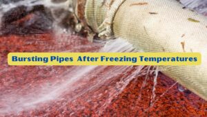 bursting pipes after freezing temperatures