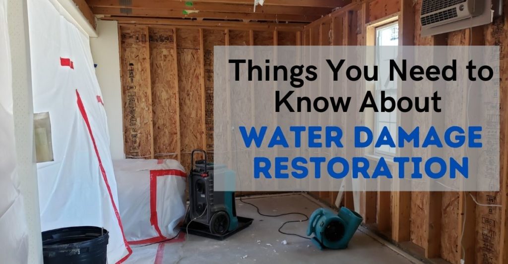 what is water damage restoration