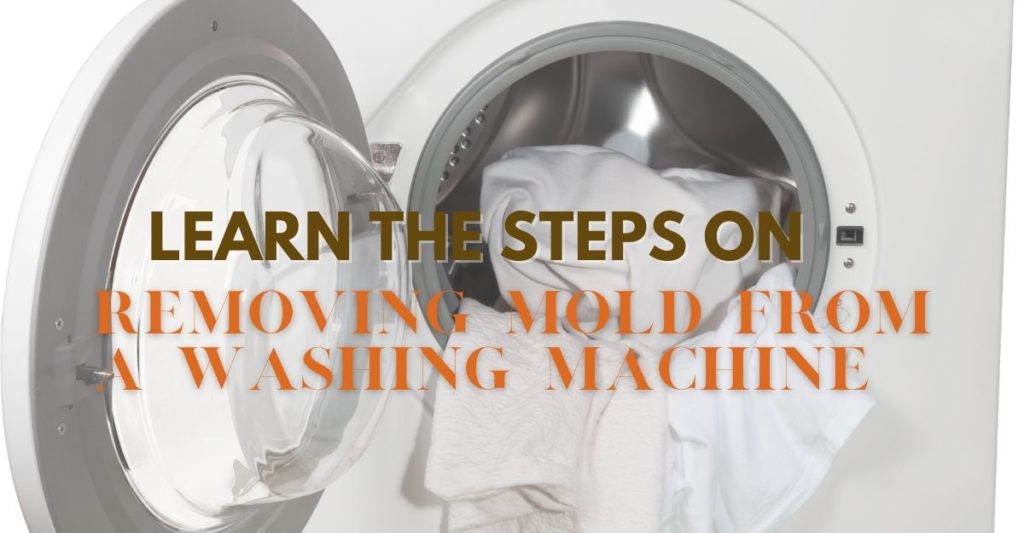 Washing machine with white clothes