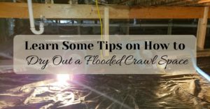 dry out flooded crawlspace