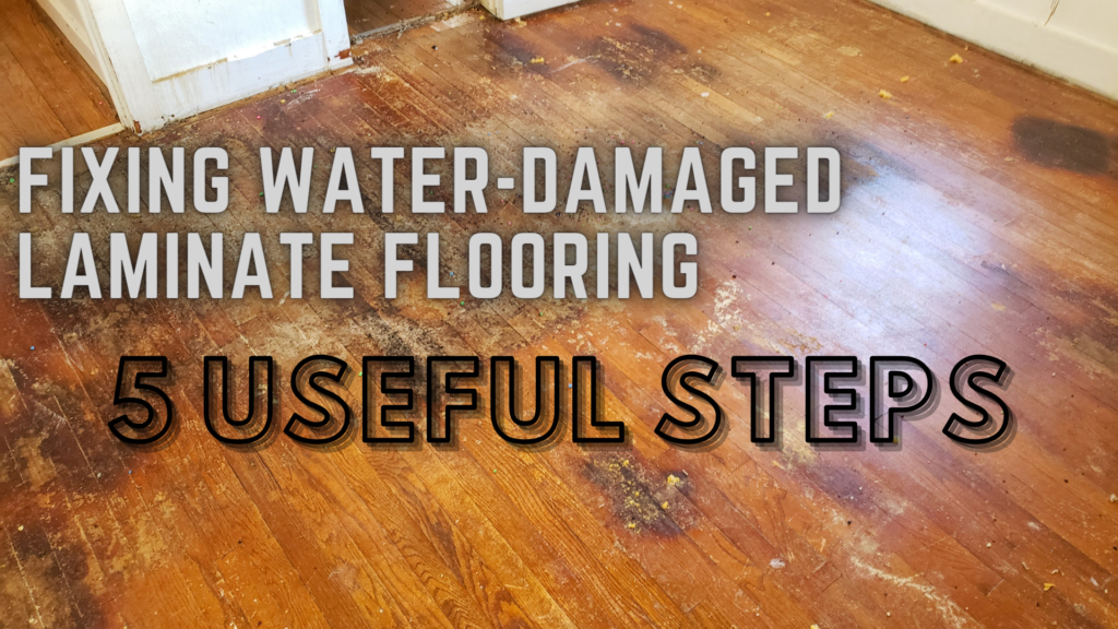 water-damaged laminate flooring