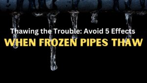 avoid 5 effects when frozen pipes thaw