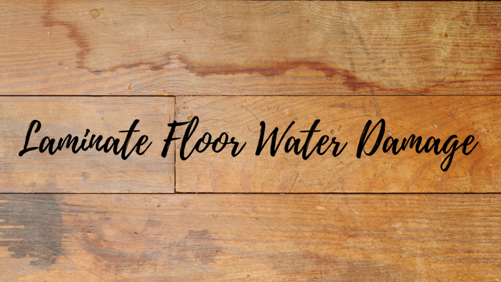 laminate floor water damage